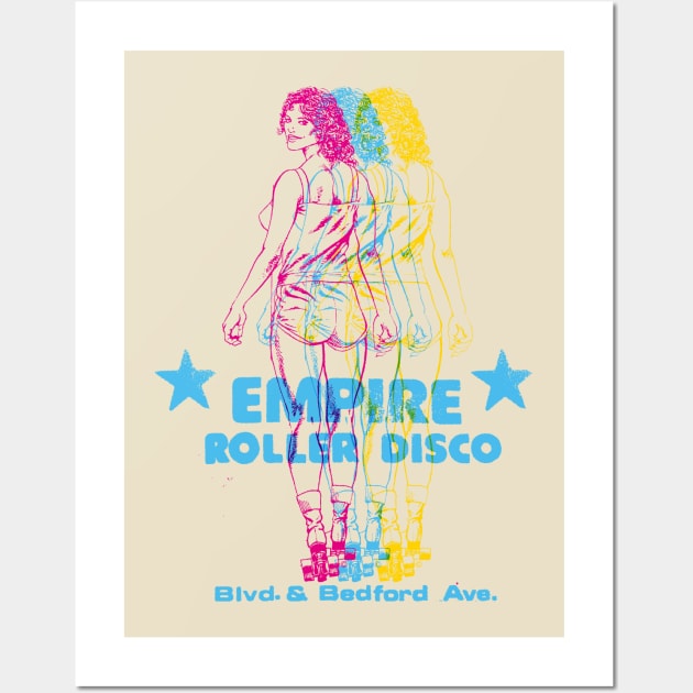 Empire Roller Disco Wall Art by HAPPY TRIP PRESS